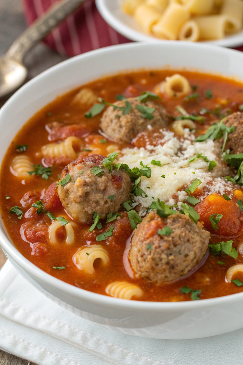 Crockpot Italian Meatball Soup Recipe