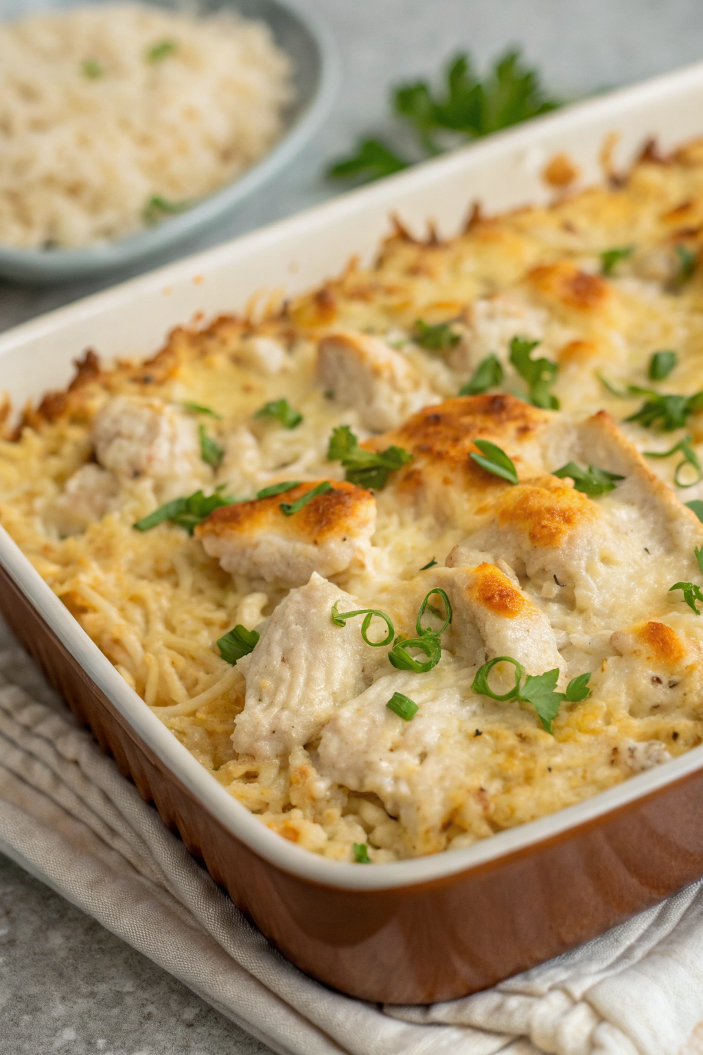 Fluffy Angel Chicken and Rice Casserole Recipe