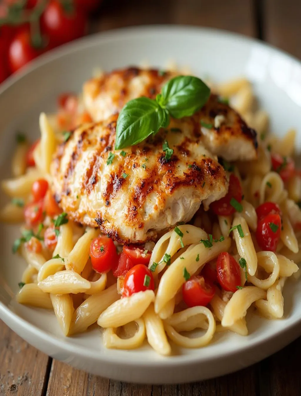 Healthy Bruschetta Chicken Pasta for a Nutritious Meal Recipe