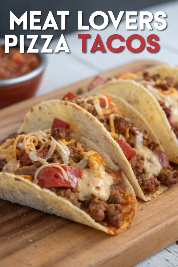 Meat Lovers Pizza Tacos Recipe