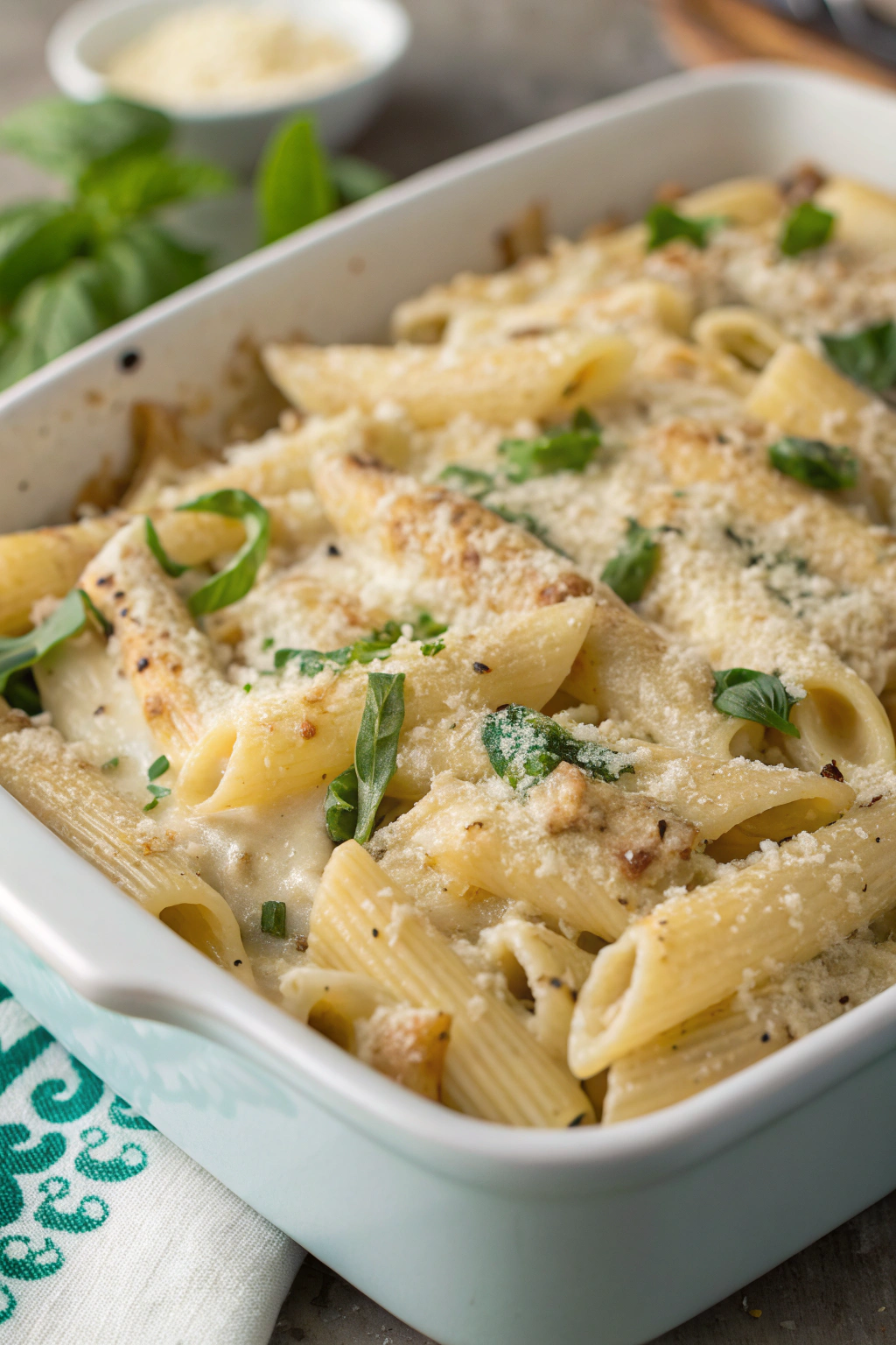 Quick & Delicious Garlic Parmesan Pasta Bake Recipe