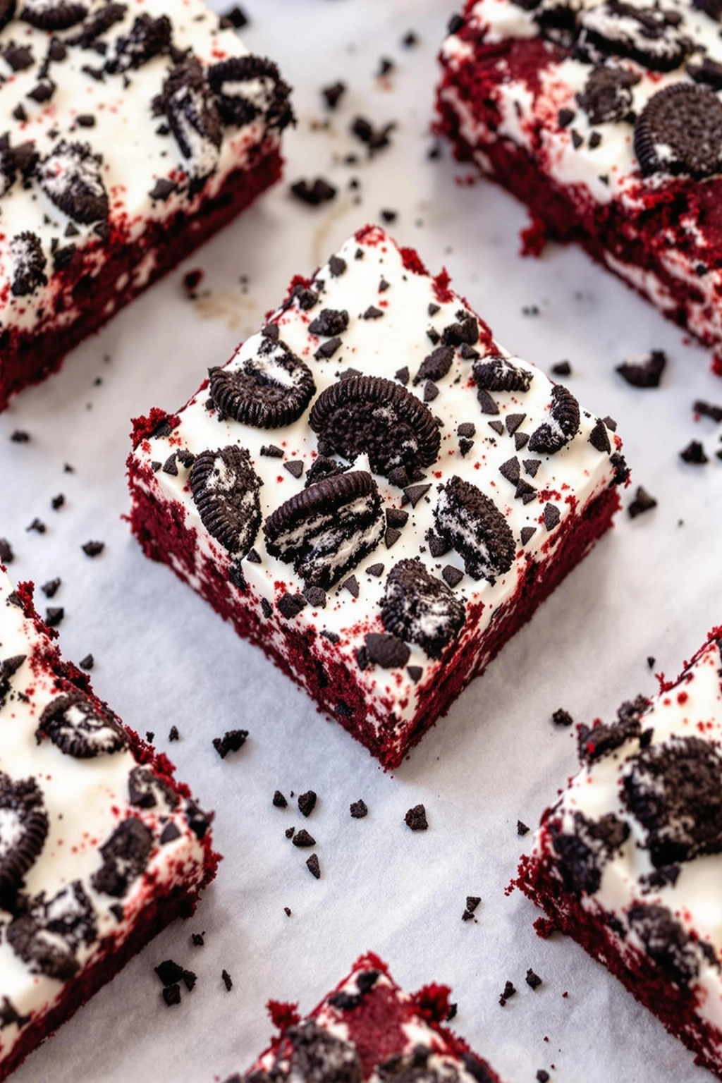 Red Velvet Oreo Brownies Recipe