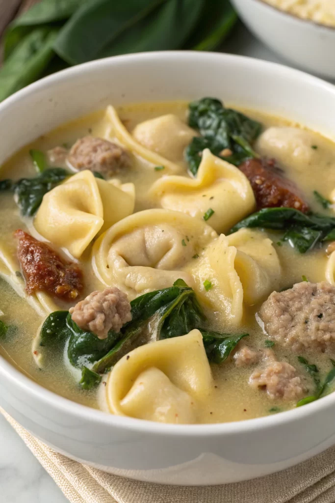 Sausage and Tortellini Soup Recipe