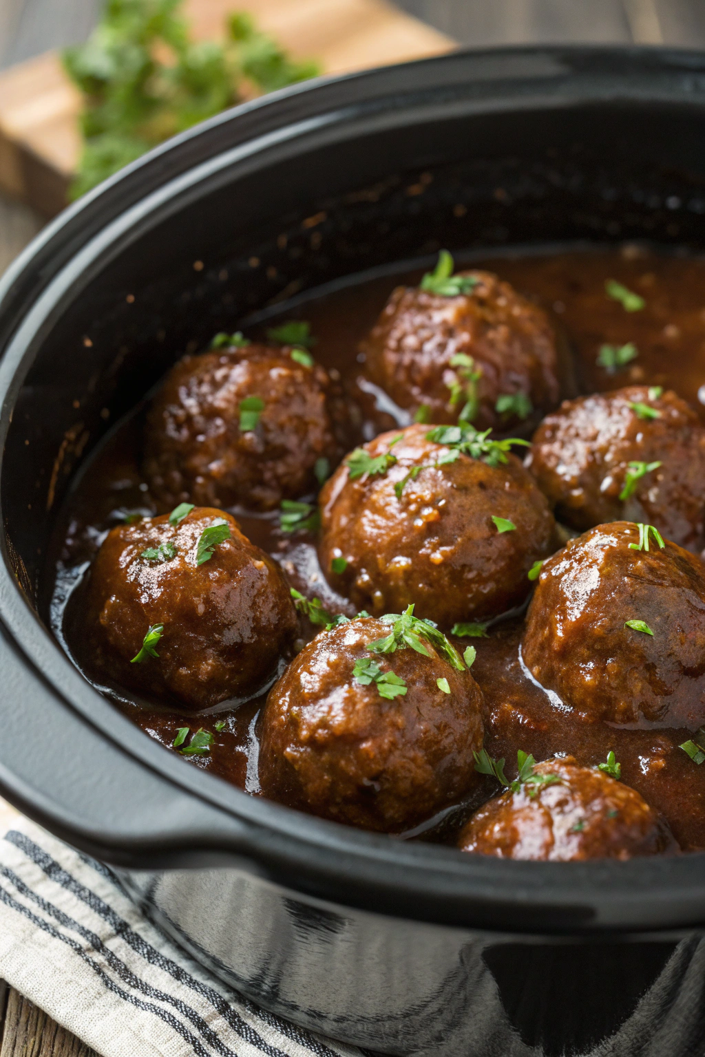 Slow Cooker Salisbury Steak Meatballs Recipe