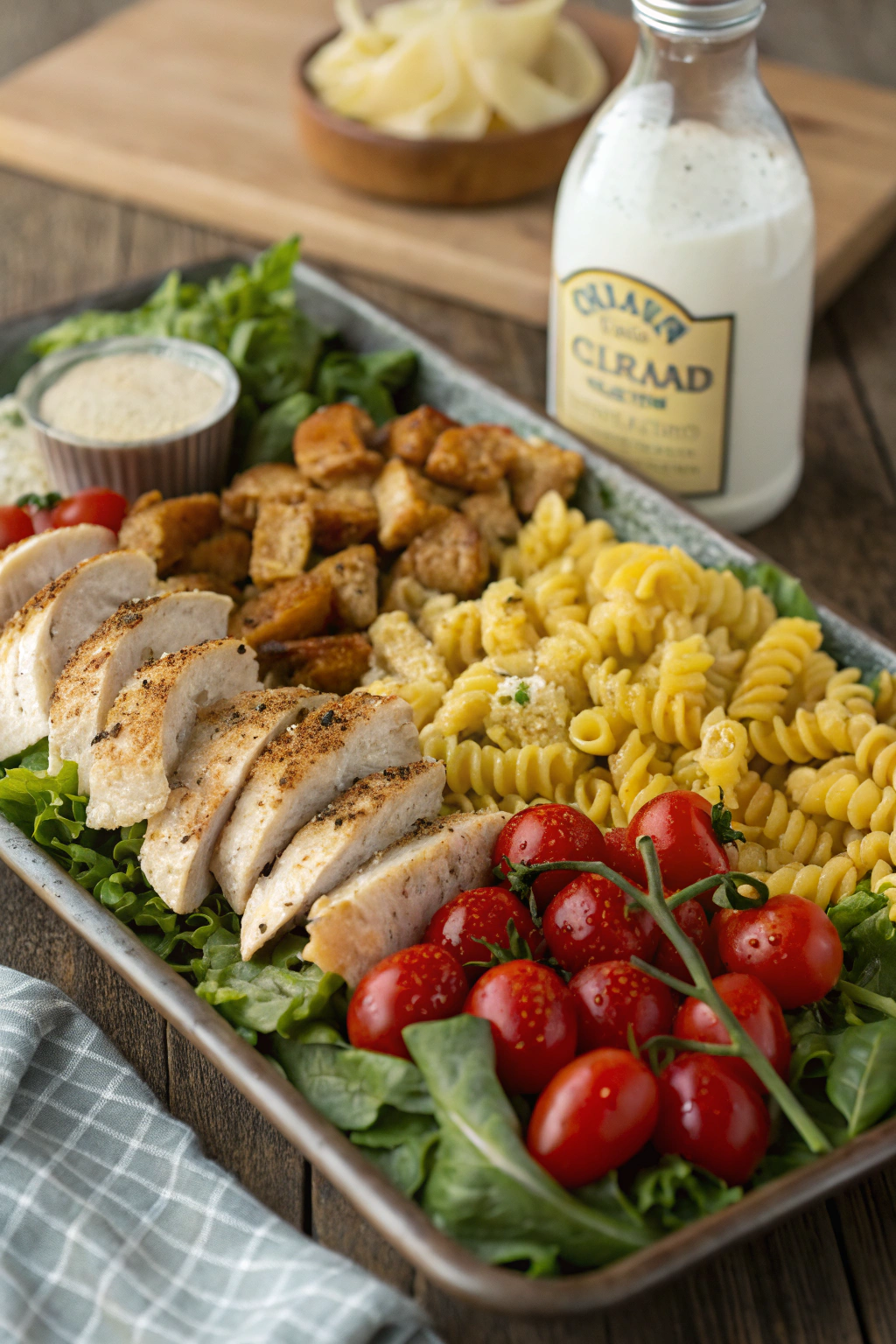 Chicken Caesar Pasta Salad