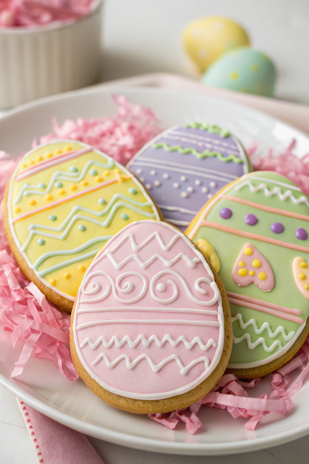 Easter egg cookies recipe