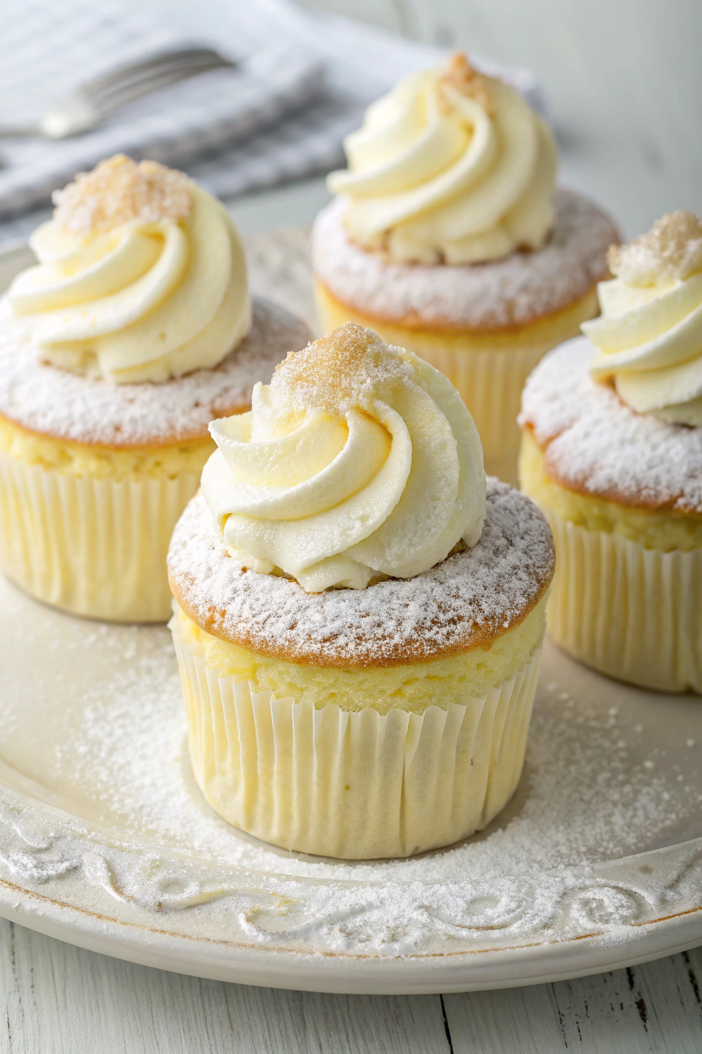 Hokkaido Chiffon Cupcakes Recipe