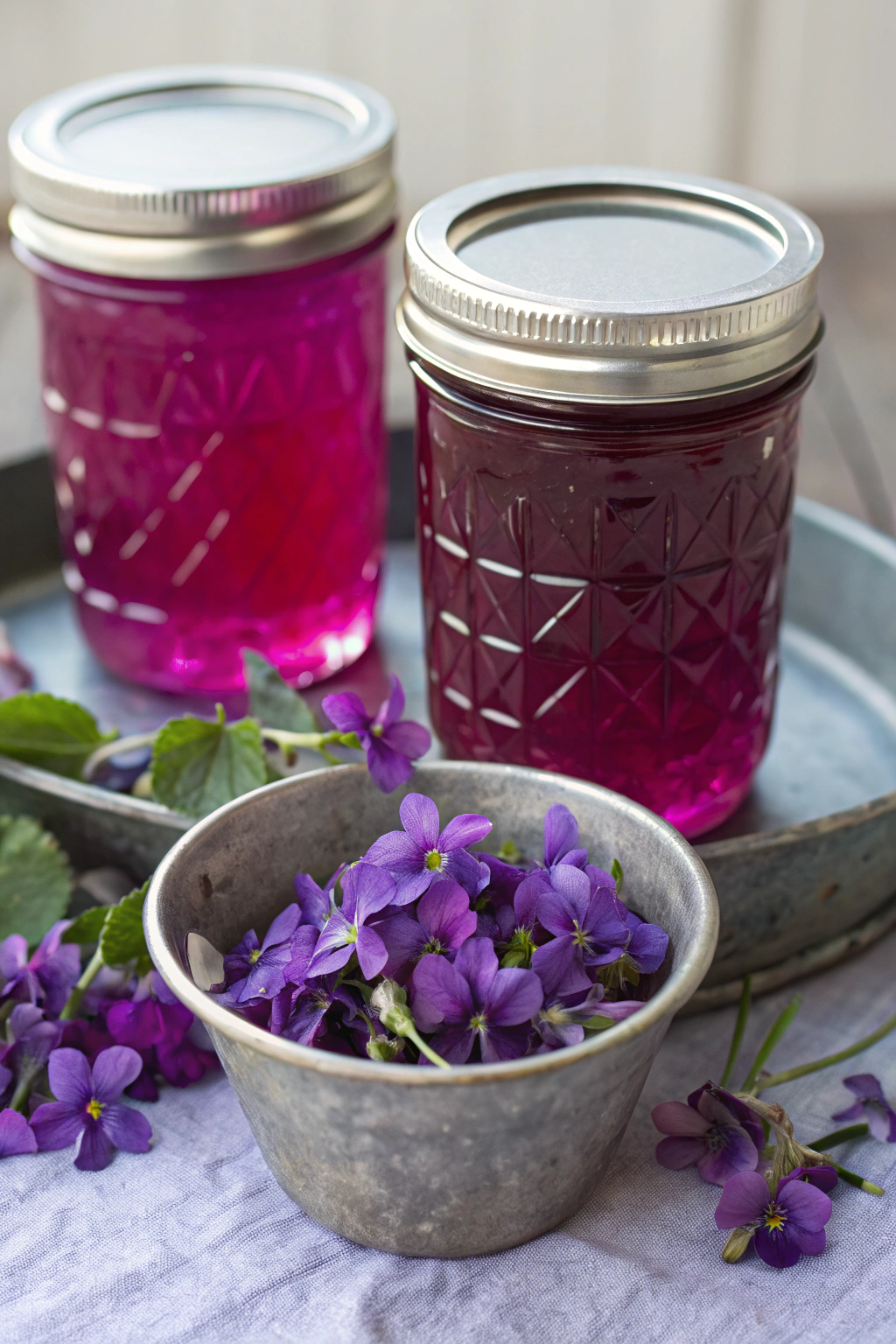 Homemade Violet Flower Jelly Recipe