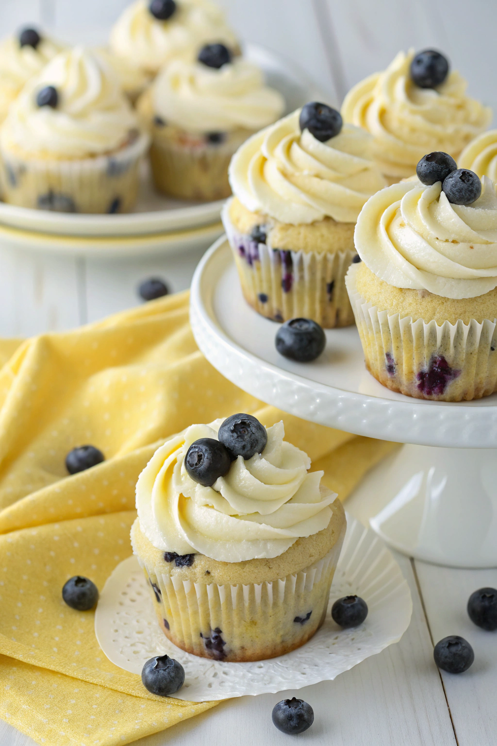 Lemon Blueberry Cupcakes Recipe