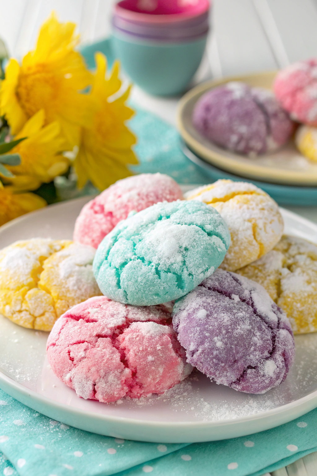 Lemon Crinkle Cookies Recipe