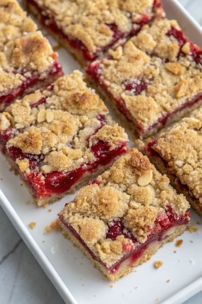 Plum Cobbler Bars Recipe