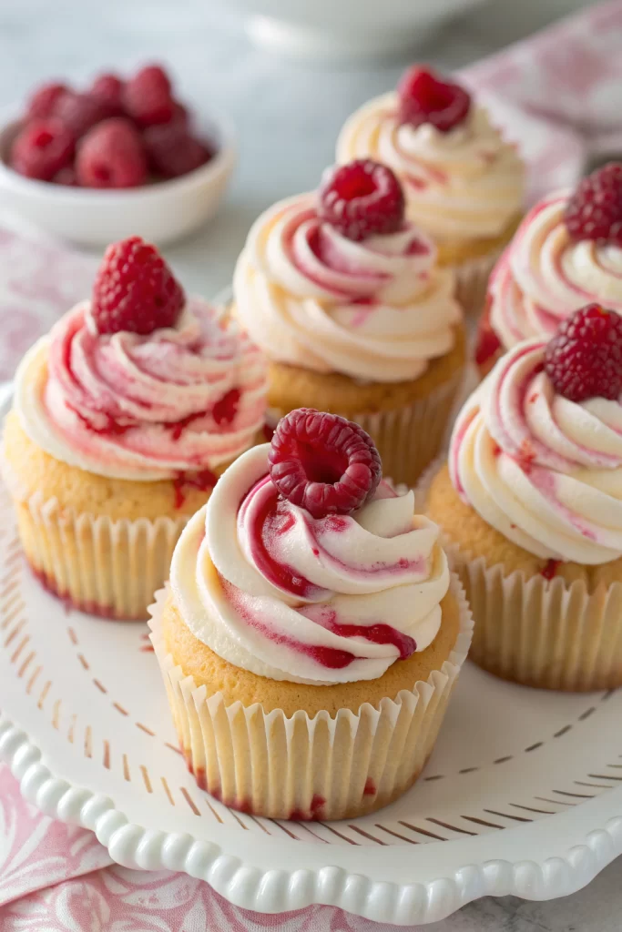Raspberry Swirl Cupcakes Recipe