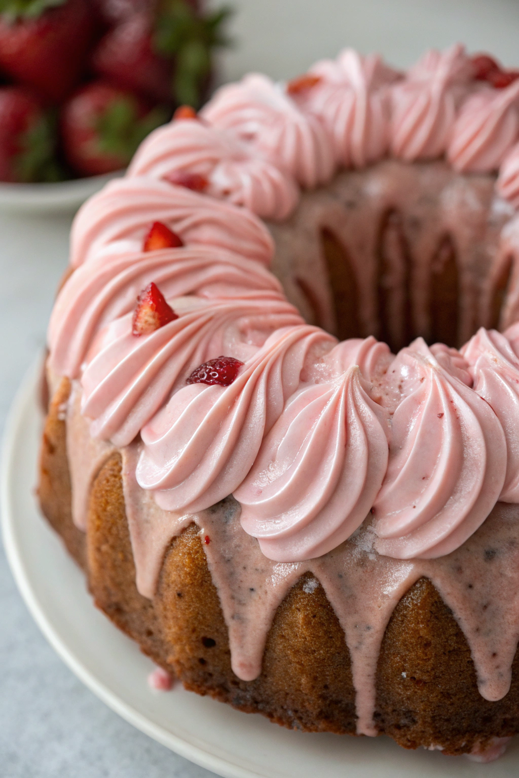 Strawberry Bundt Cake