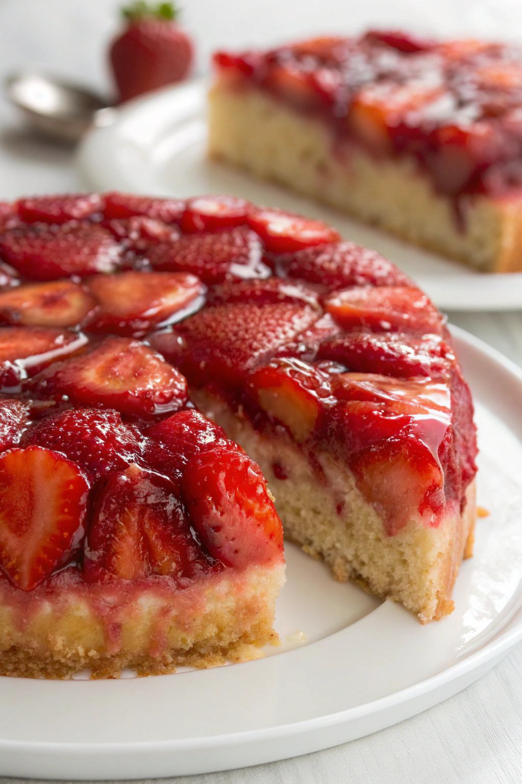 Strawberry Upside Down Cake