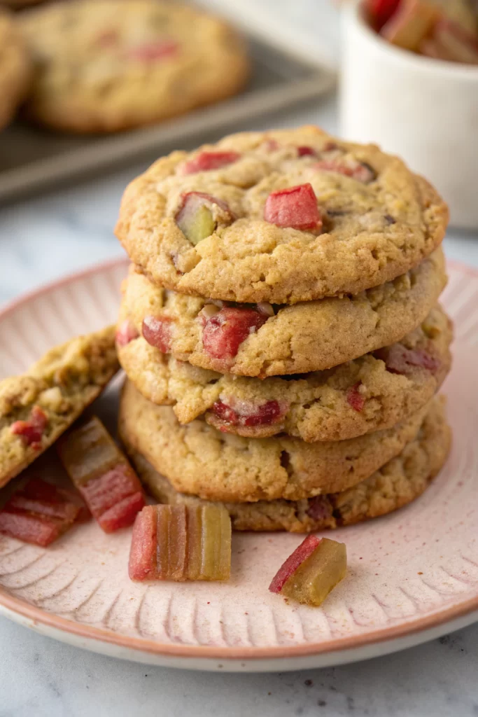 Brown Sugar Rhubarb Cookies Recipe