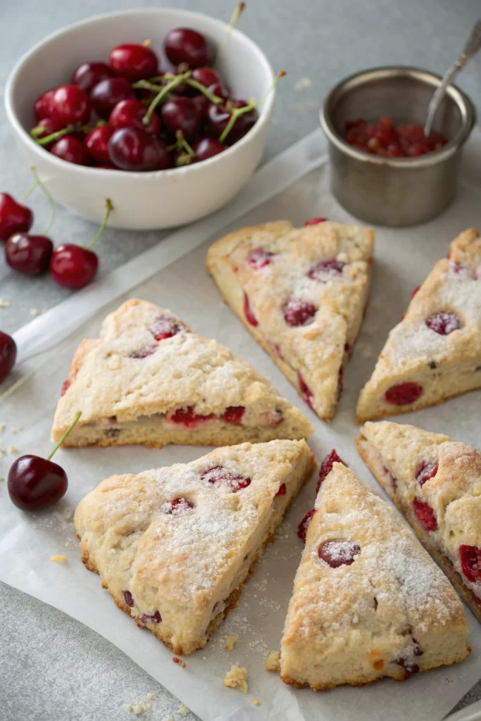 Cherry scones Recipe