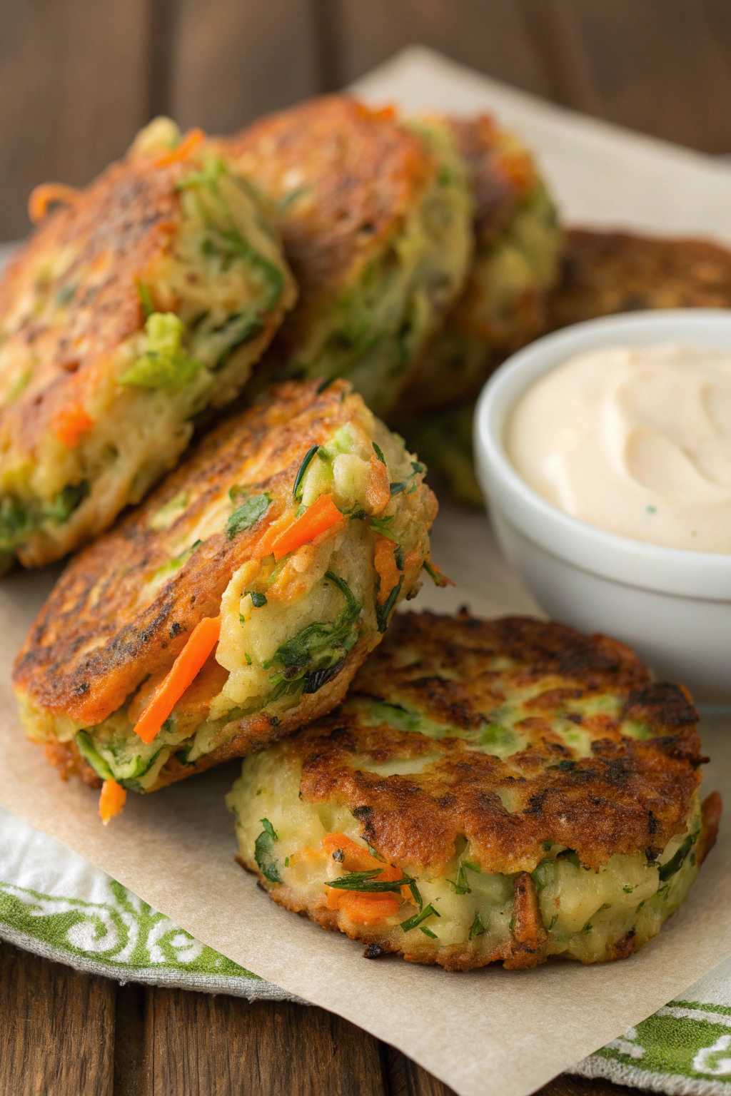 Crispy Zucchini Carrot and Potato Recipe