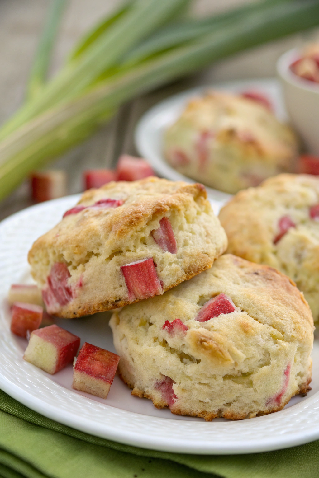 Easy Rhubarb Scones Recipe