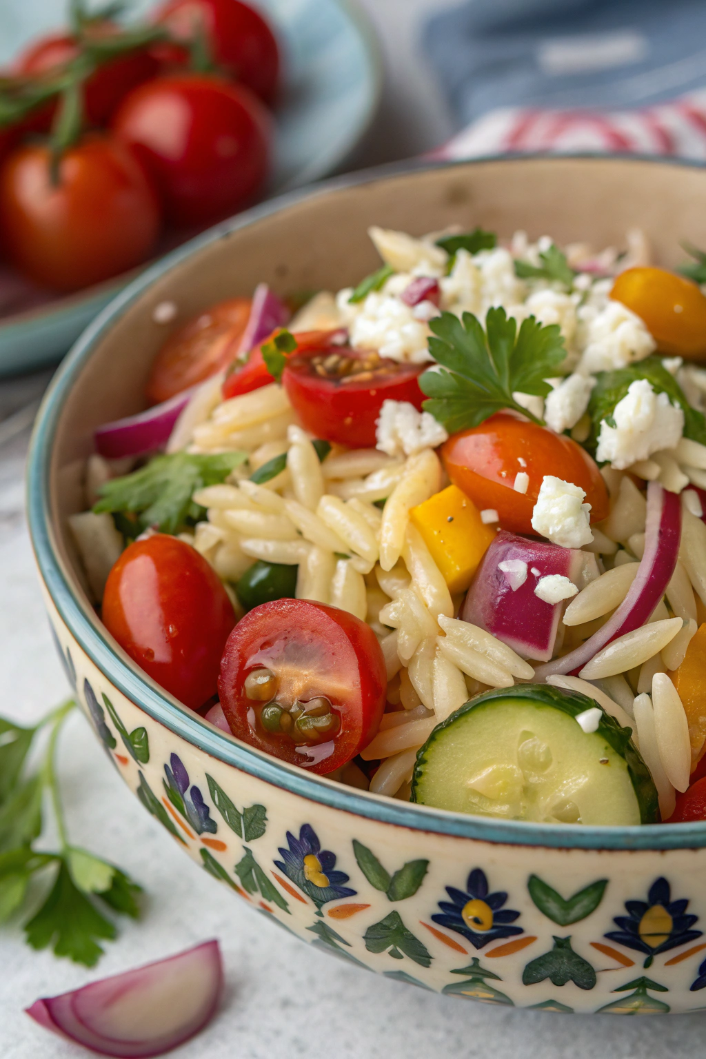 Greek Orzo Pasta Salad