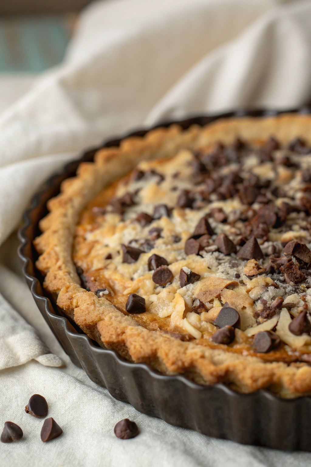 Homemade Chocolate Chip Pie Recipe