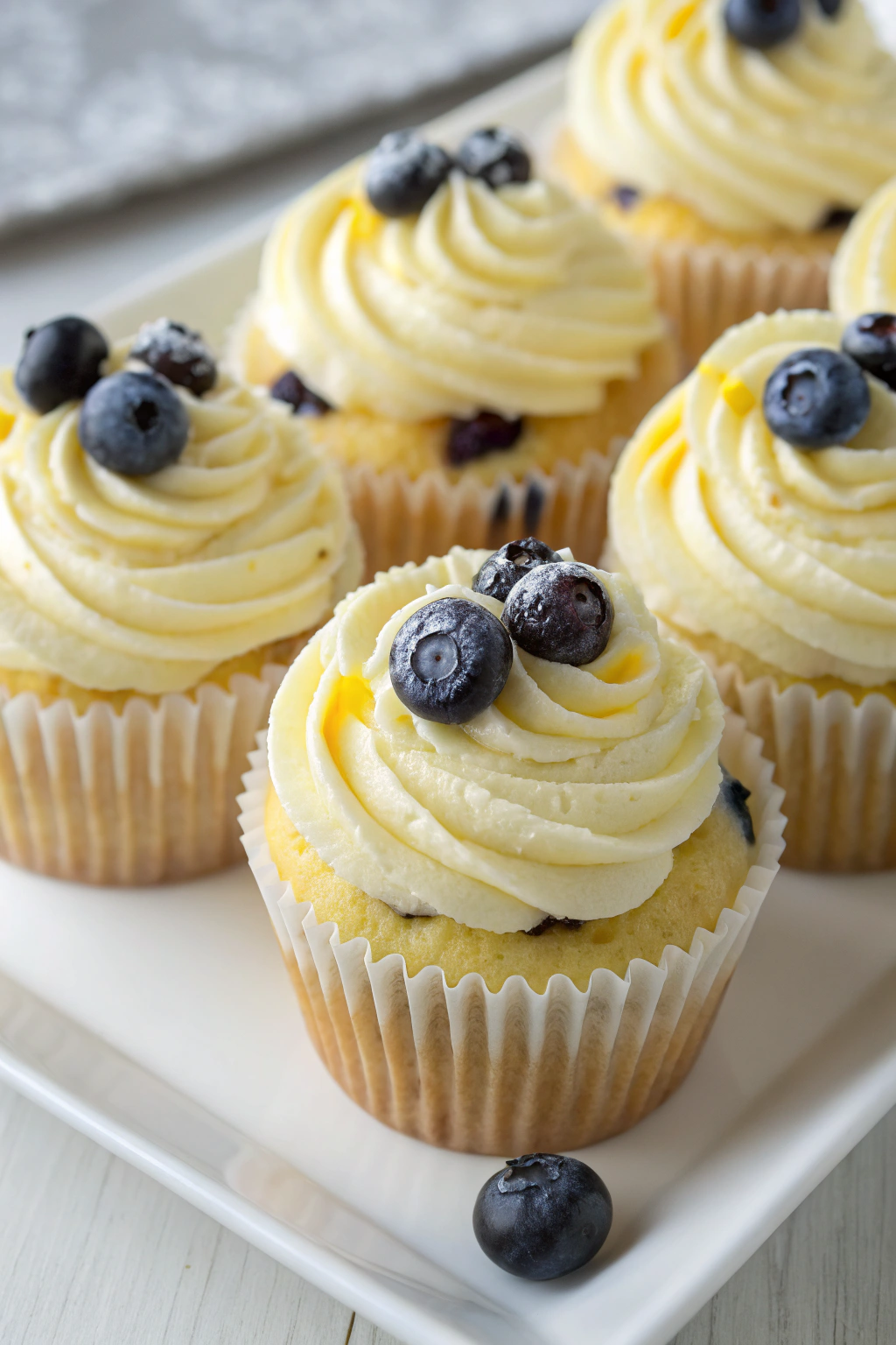 Lemon Blueberry Cupcakes