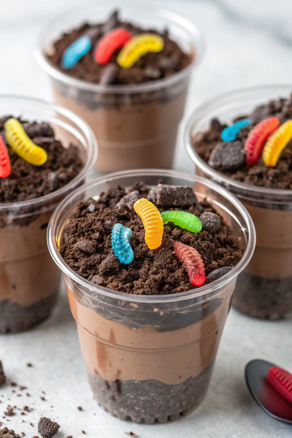 Oreo Cookie Dirt Cup pudding Recipe