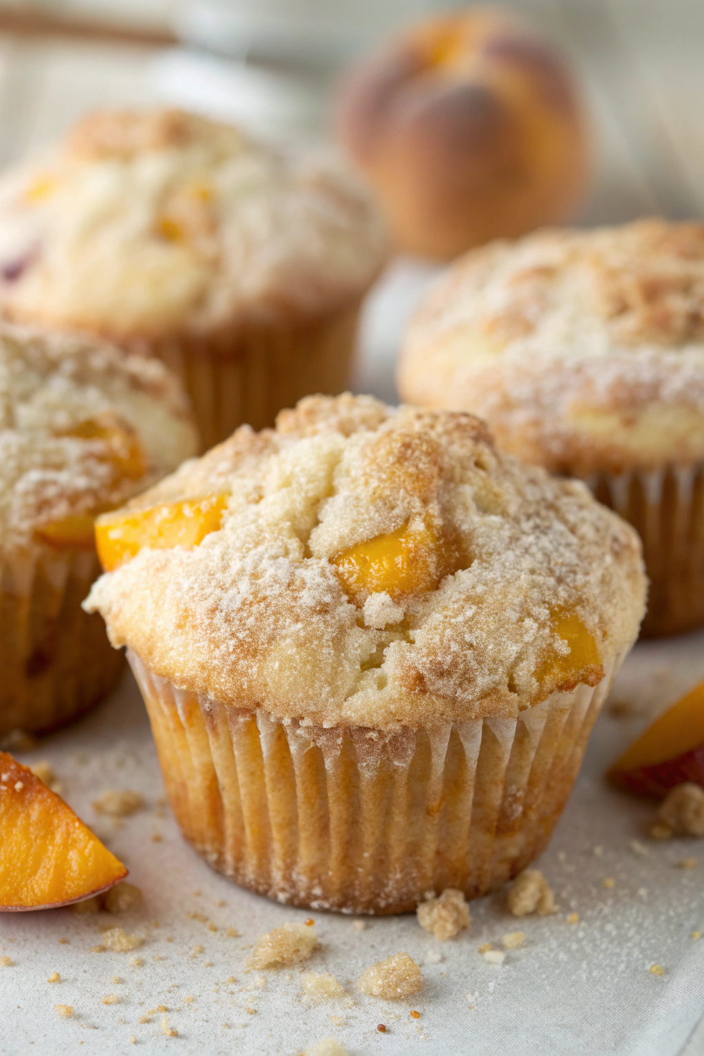 Peach Cobbler Muffins Recipe