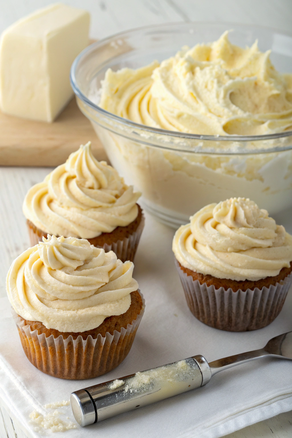 Smooth Vanilla Buttercream Frosting Recipe