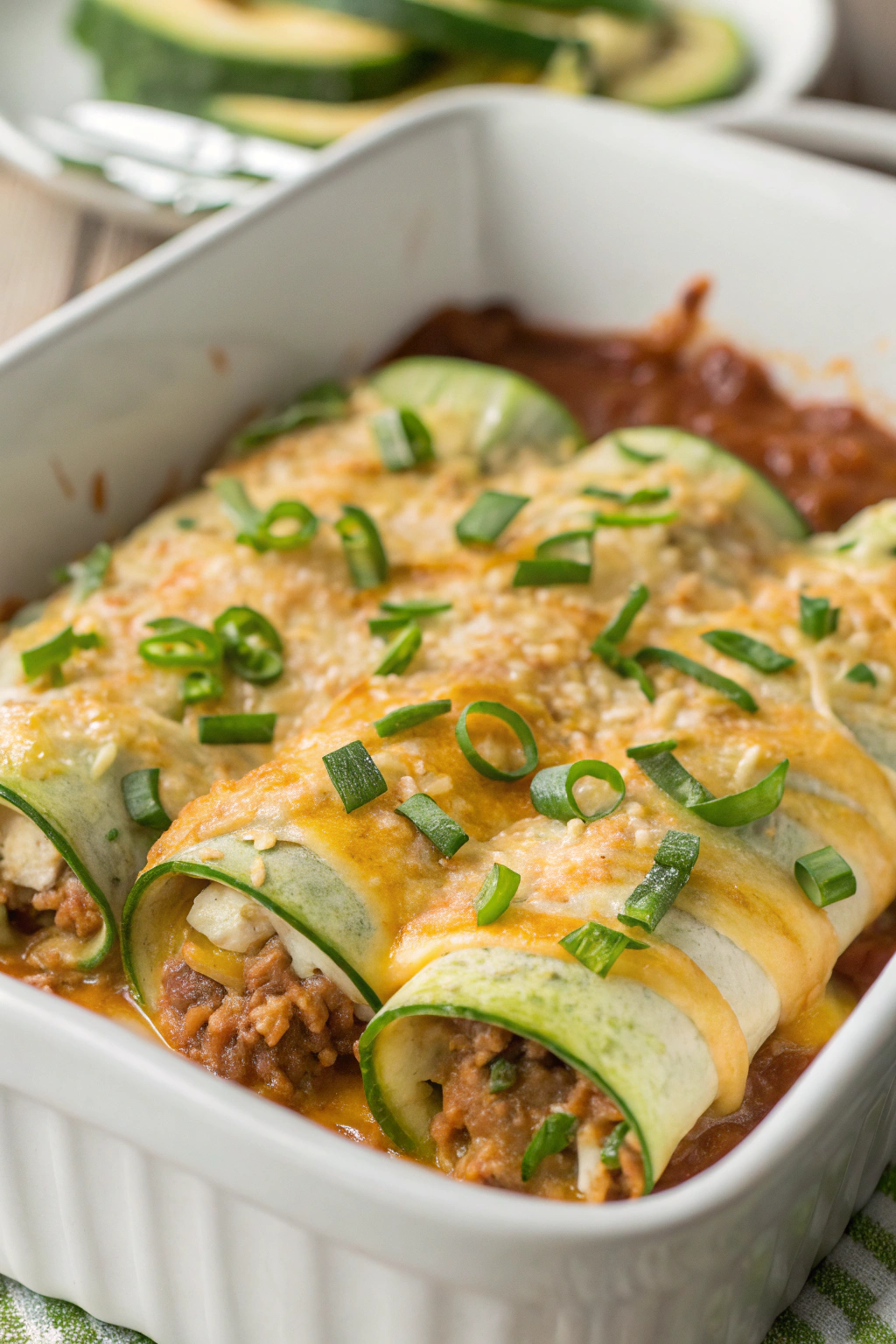 Zucchini Enchilada Roll Ups Recipe