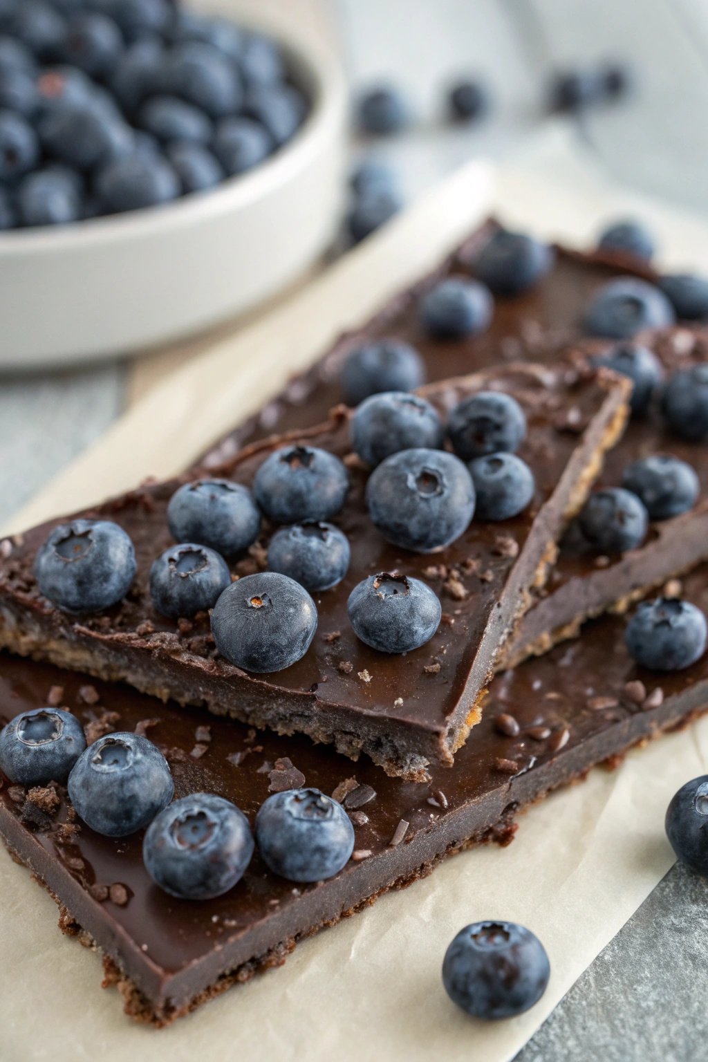 Chocolate Blueberry Bark Recipe