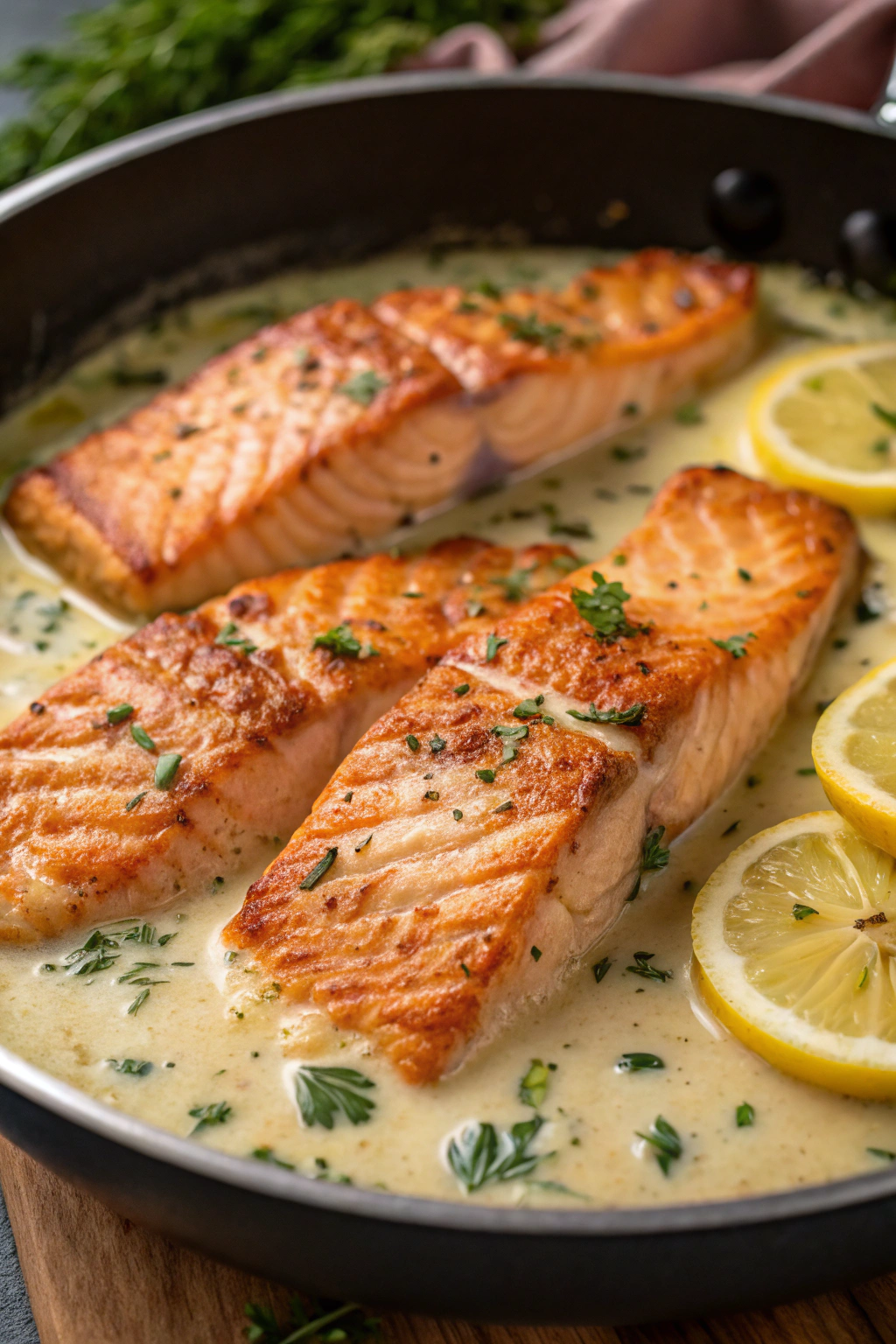 Creamy Garlic Butter Salmon Recipe