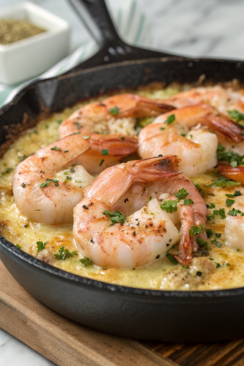 Garlic Shrimp Gratin Recipe