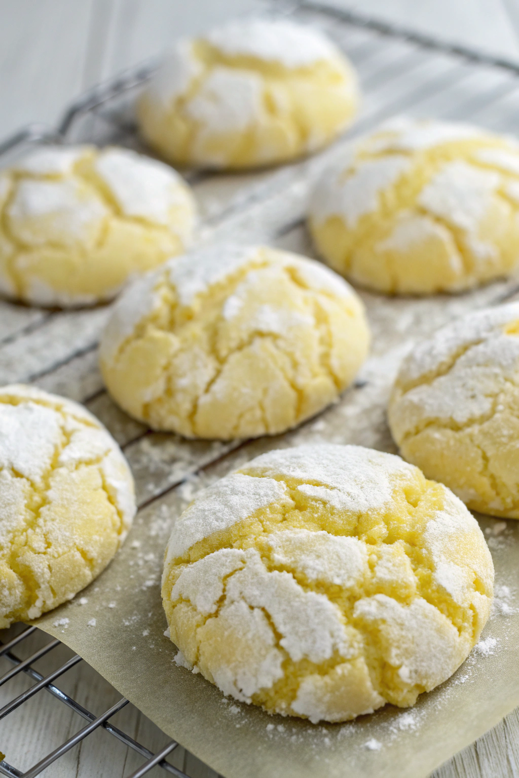 Lemon Crinkle Cookies Recipe