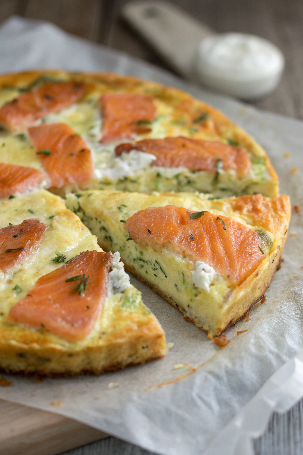 Smoked Salmon Frittata Recipe