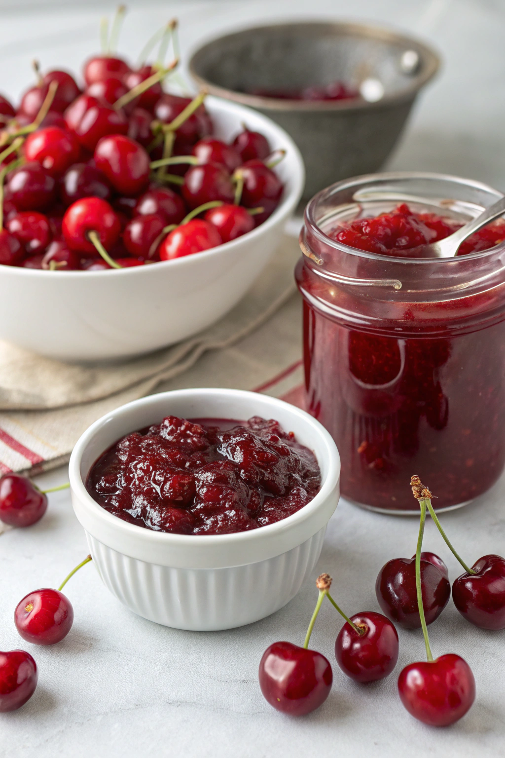 Sour Cherry Jam without Pectin Recipe