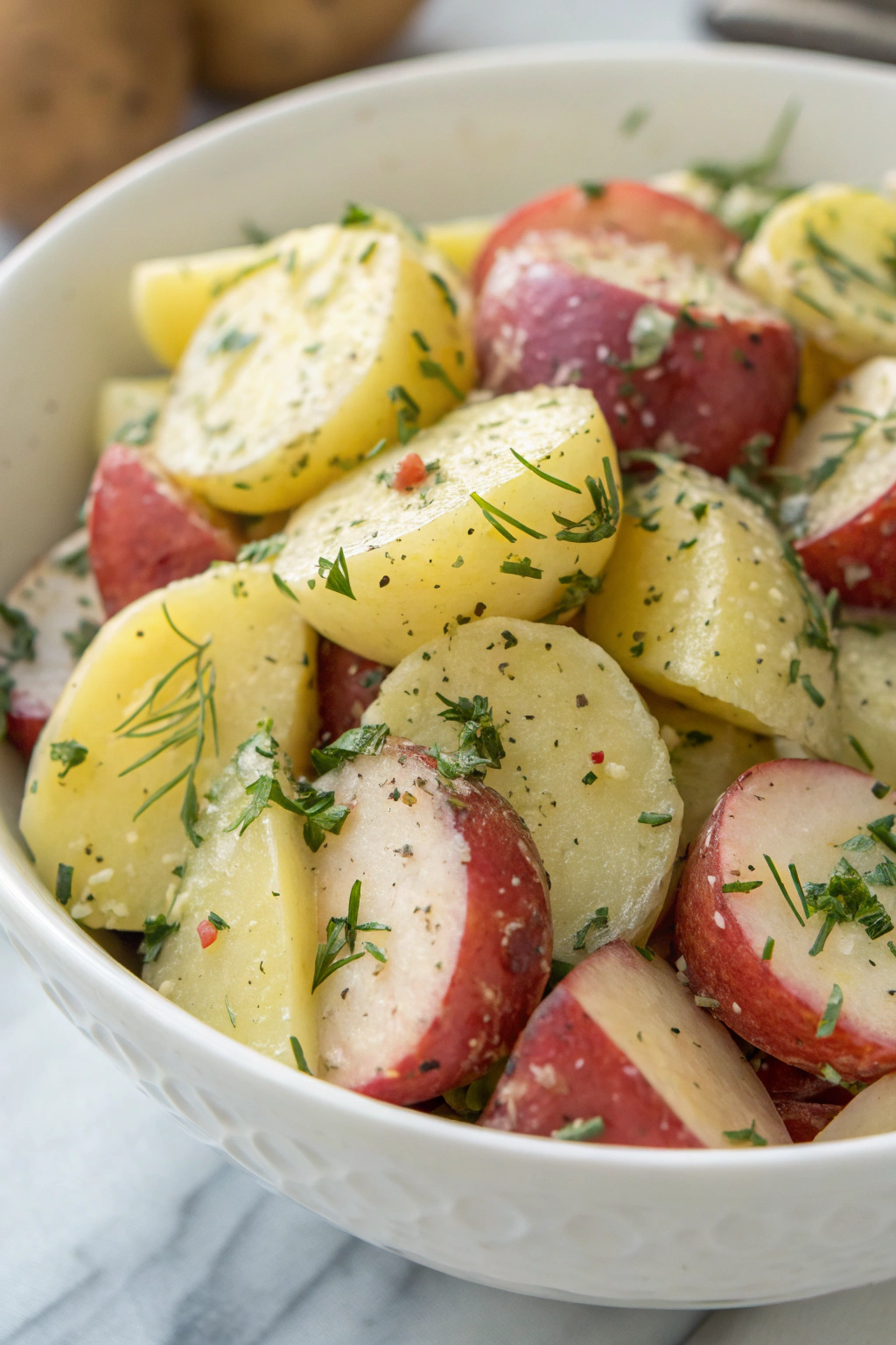 Dill and Dijon Potato Salad