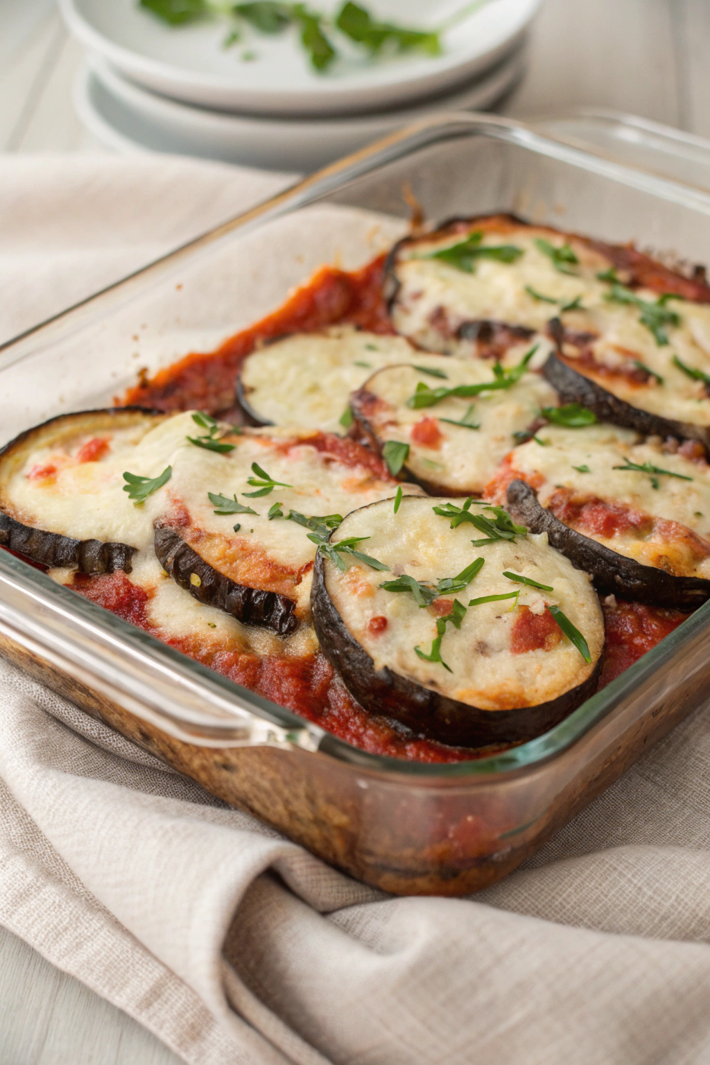 Easy Eggplant Parmesan Casserole Recipe