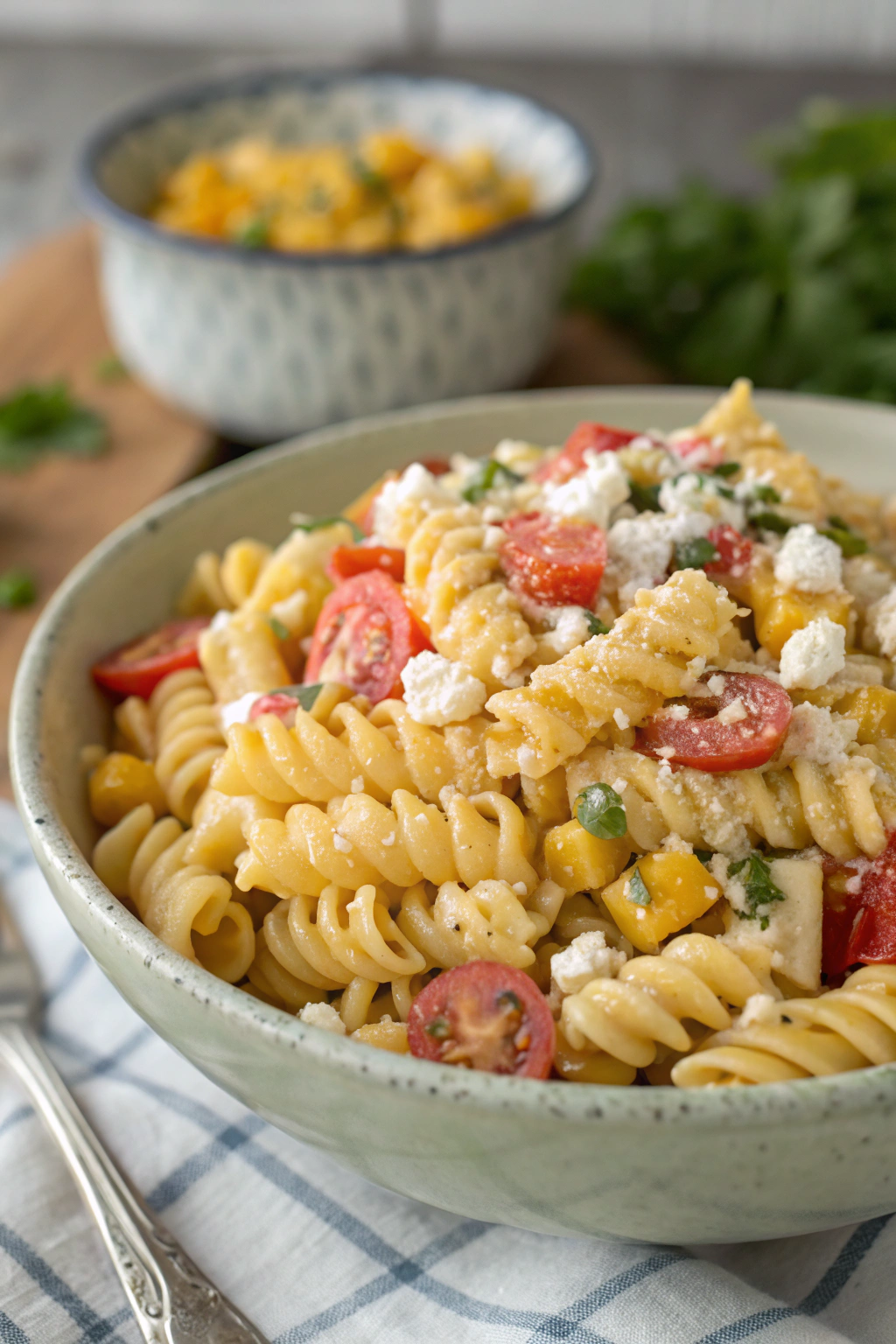 Easy Mexican Street Corn Pasta Salad Recipe