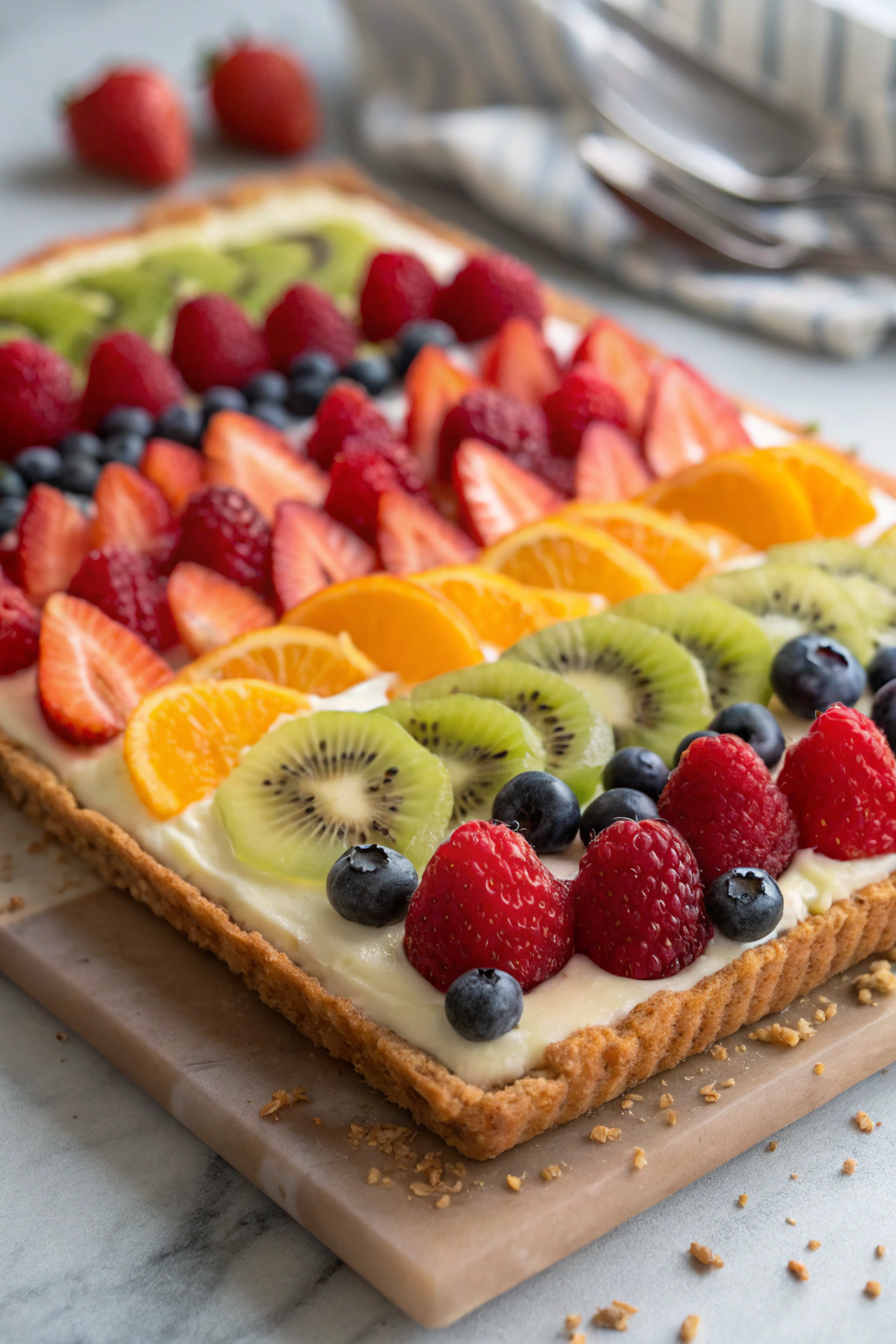 Fruit Pizza With Marshmallow Fluff Recipe