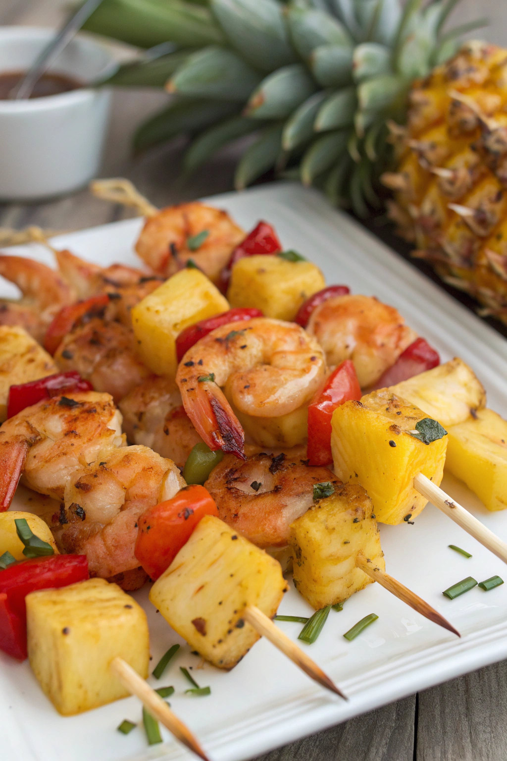 Hawaiian Honey Shrimp Skewers Recipe
