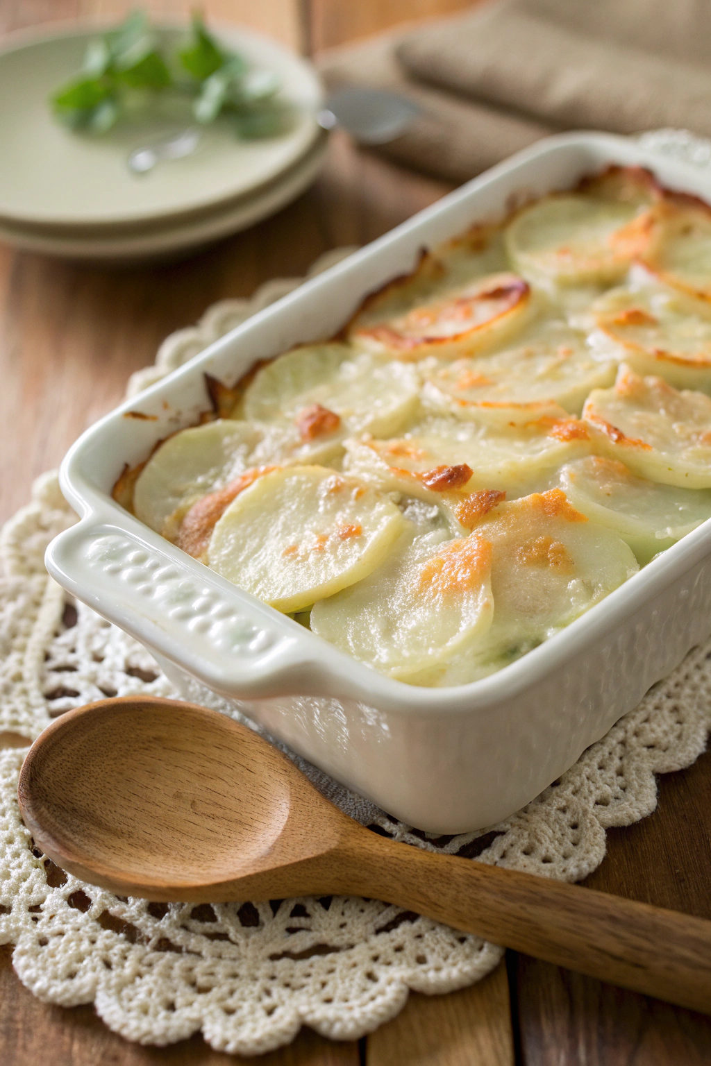 Low Carb Scalloped Kohlrabi Recipe