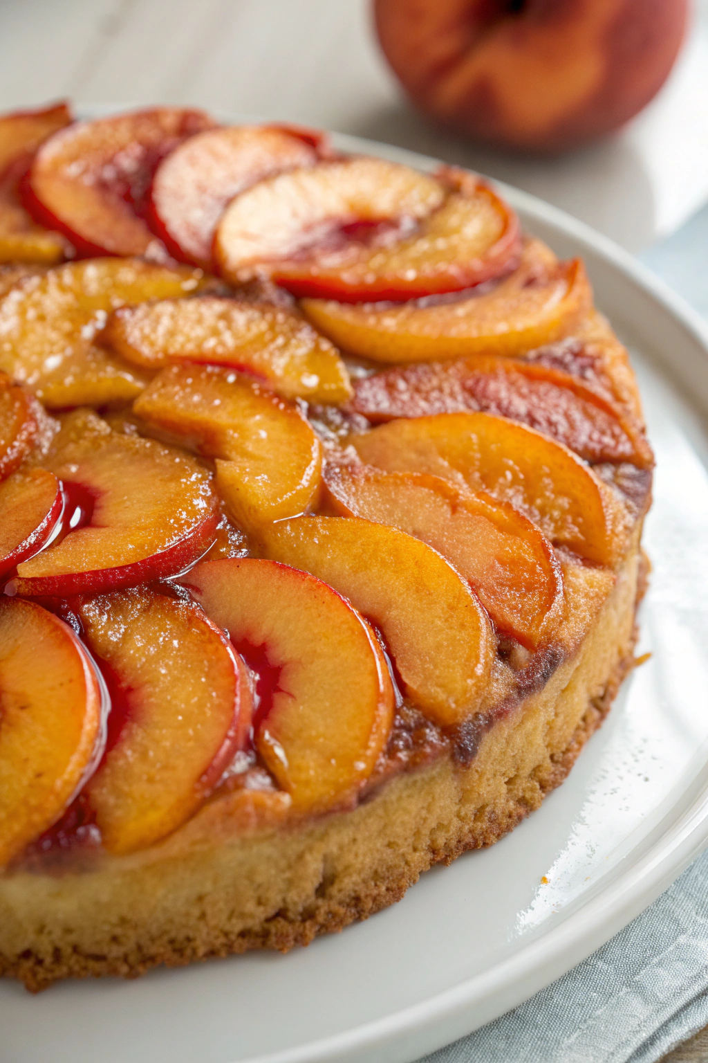 Nectarine Upside-Down Cake Recipe