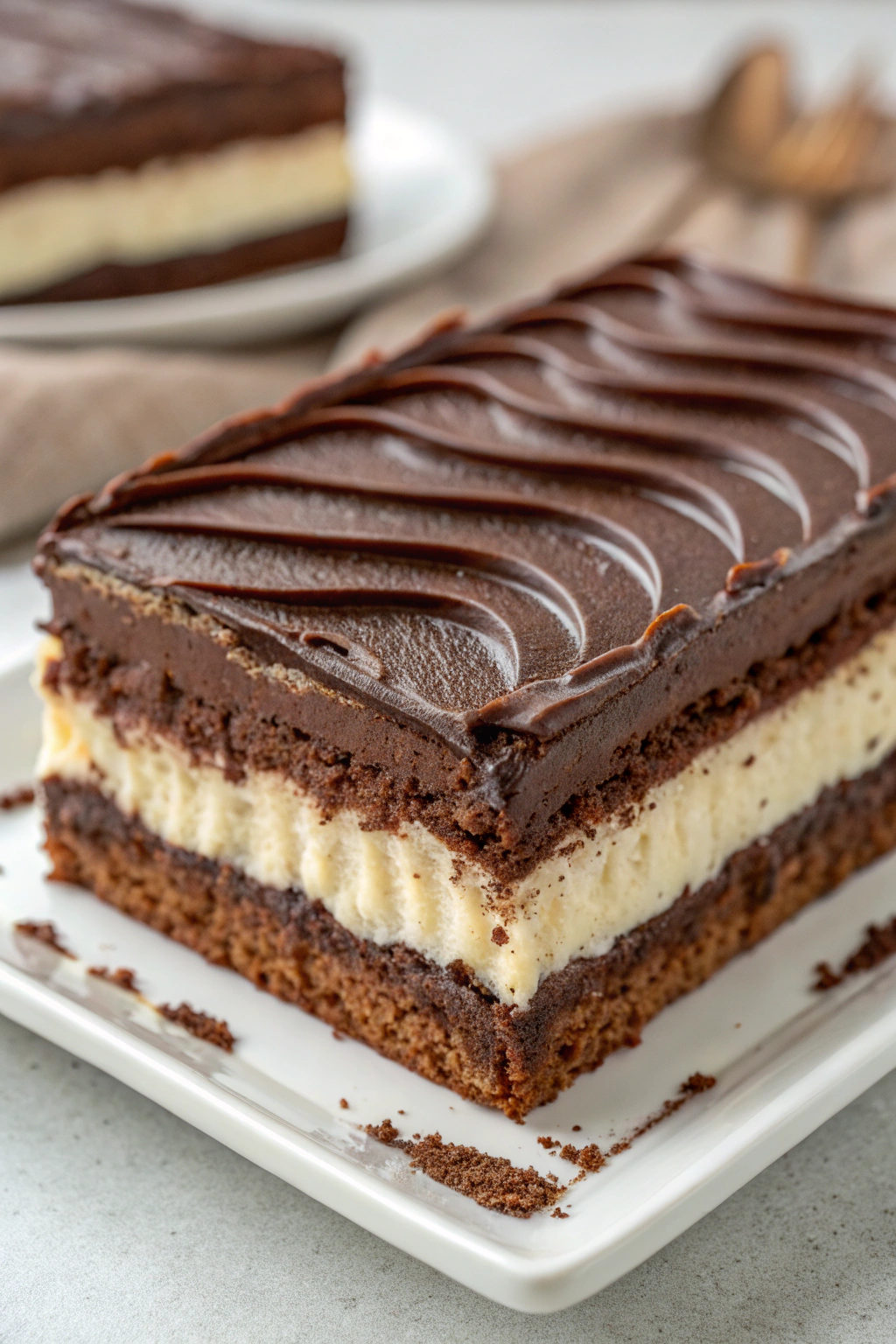 No-Bake Chocolate Eclair Cake Recipe
