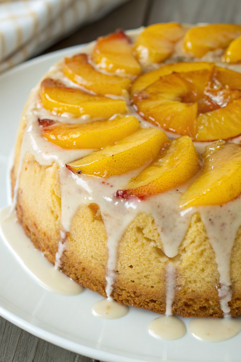 Peach Cobbler Bundt Cake Recipe