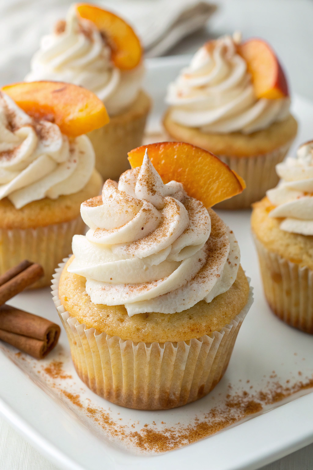 Peach Cobbler Cupcakes Recipe