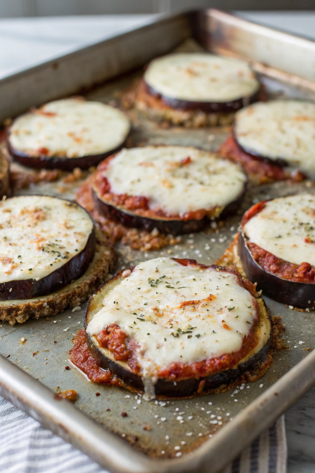 Sheet Pan Eggplant Parmesan Recipe