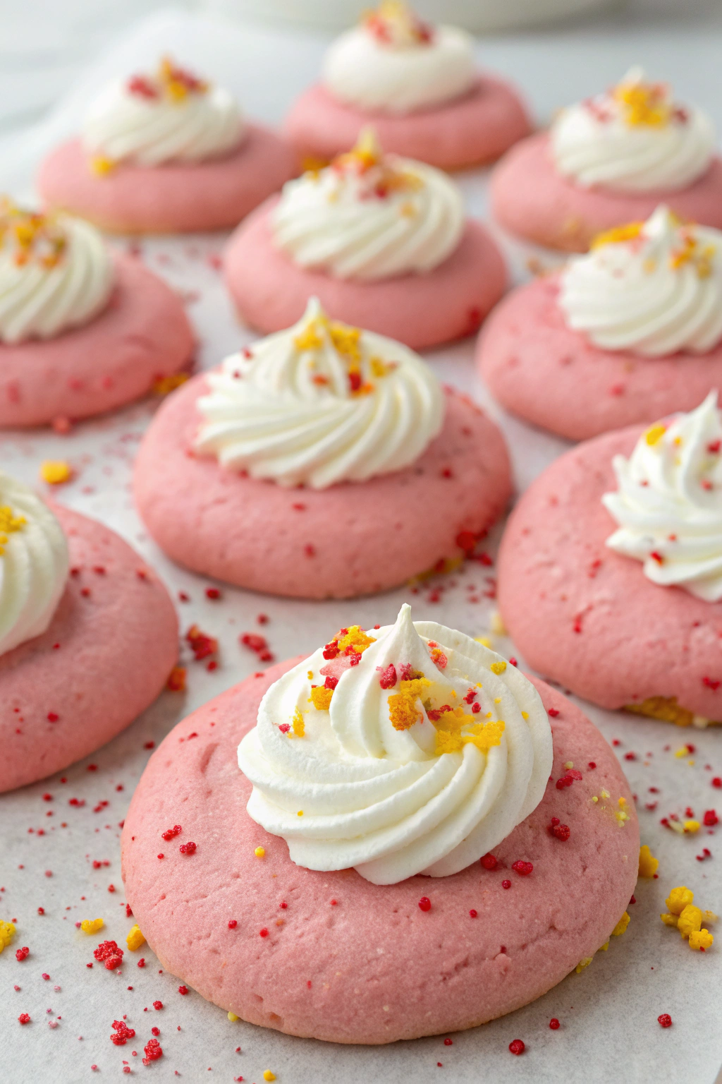 Strawberry Crunch Shortcake Cookies Recipe
