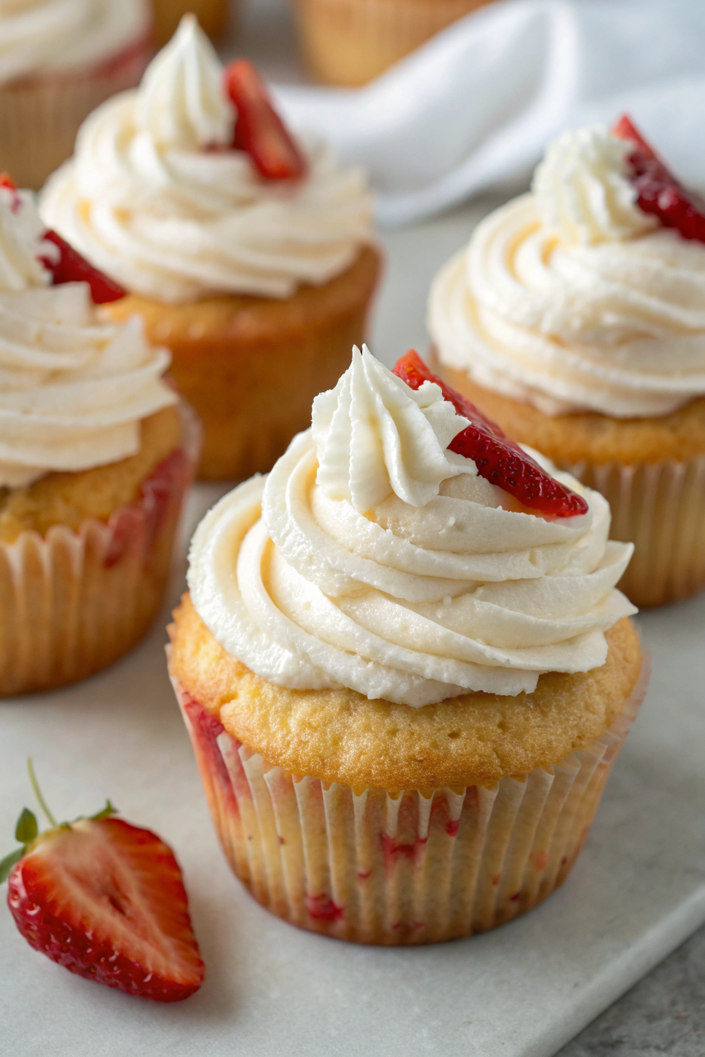 Strawberry Shortcake Cupcakes Recipe