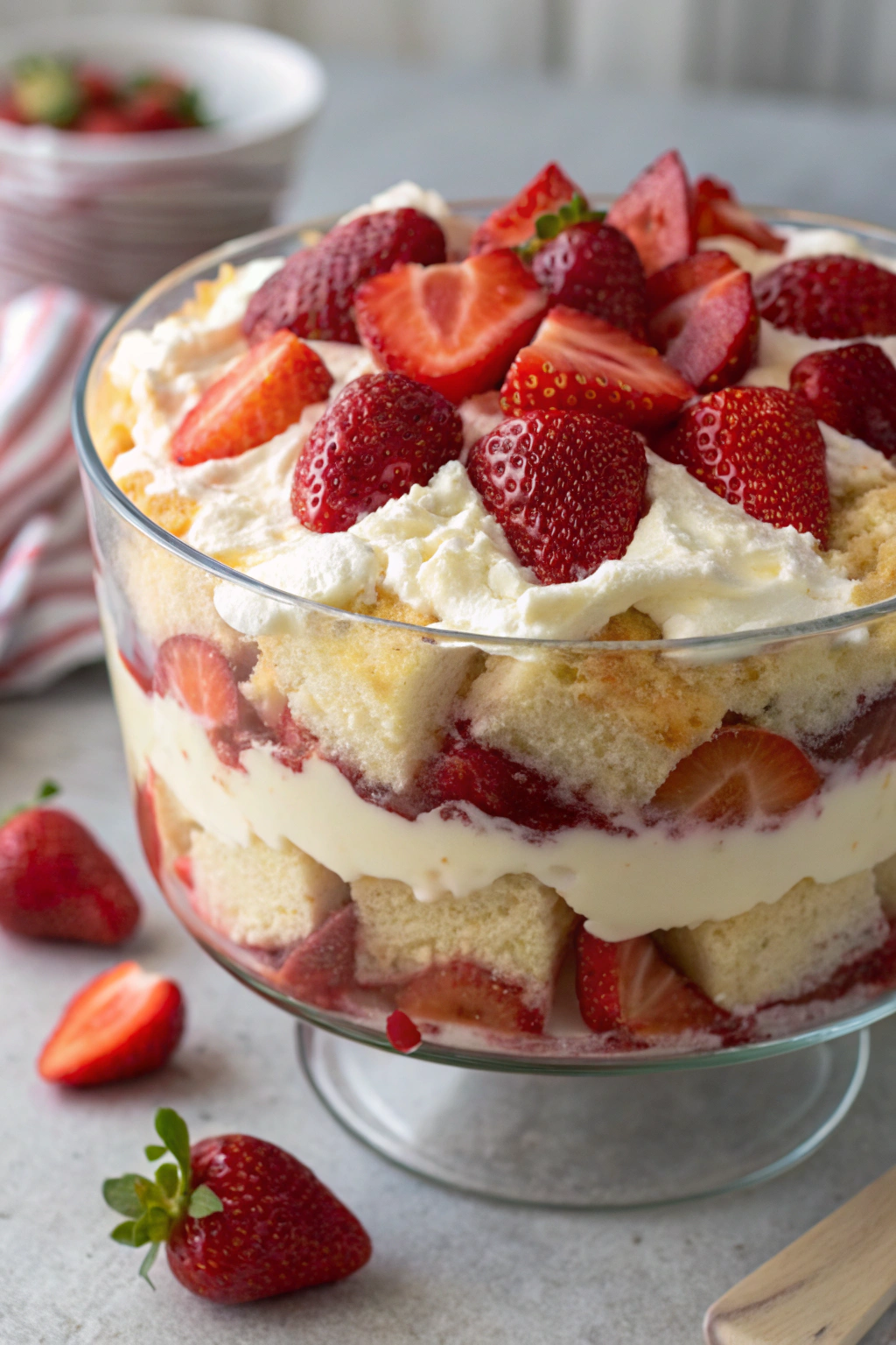 Strawberry Shortcake Trifle Recipe