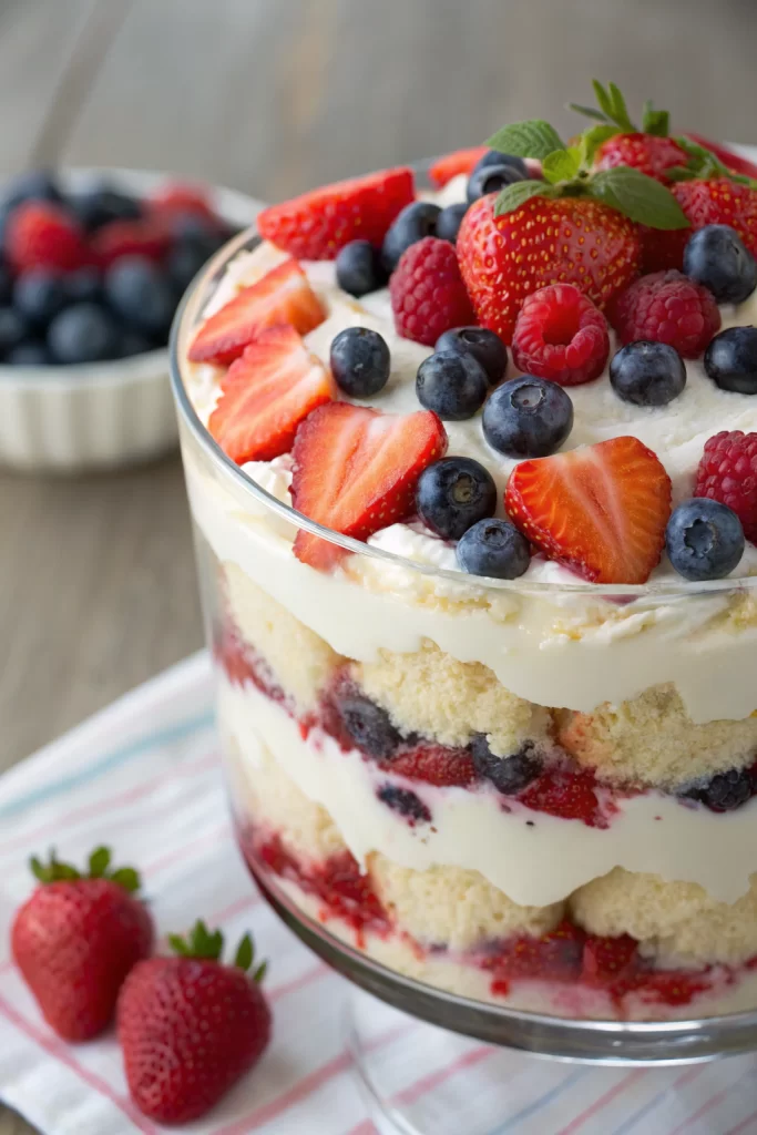 Angel Food Berry Trifle Recipe